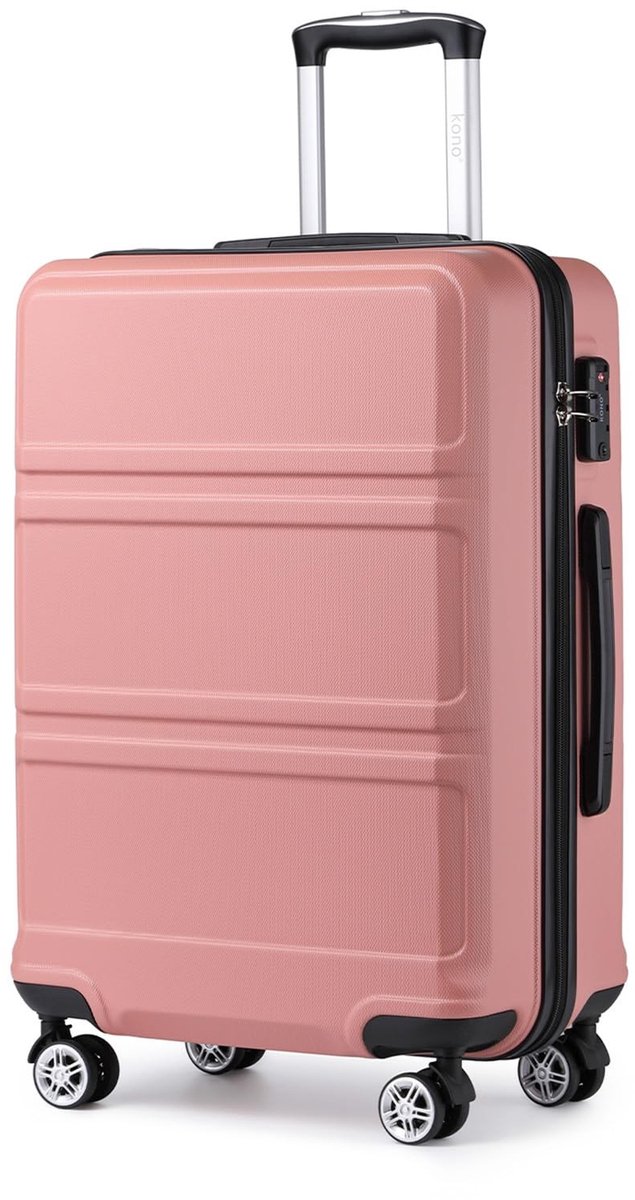 Omgoods - Lichtgewicht Trolley Koffer met 4 Wielen en TSA Slot