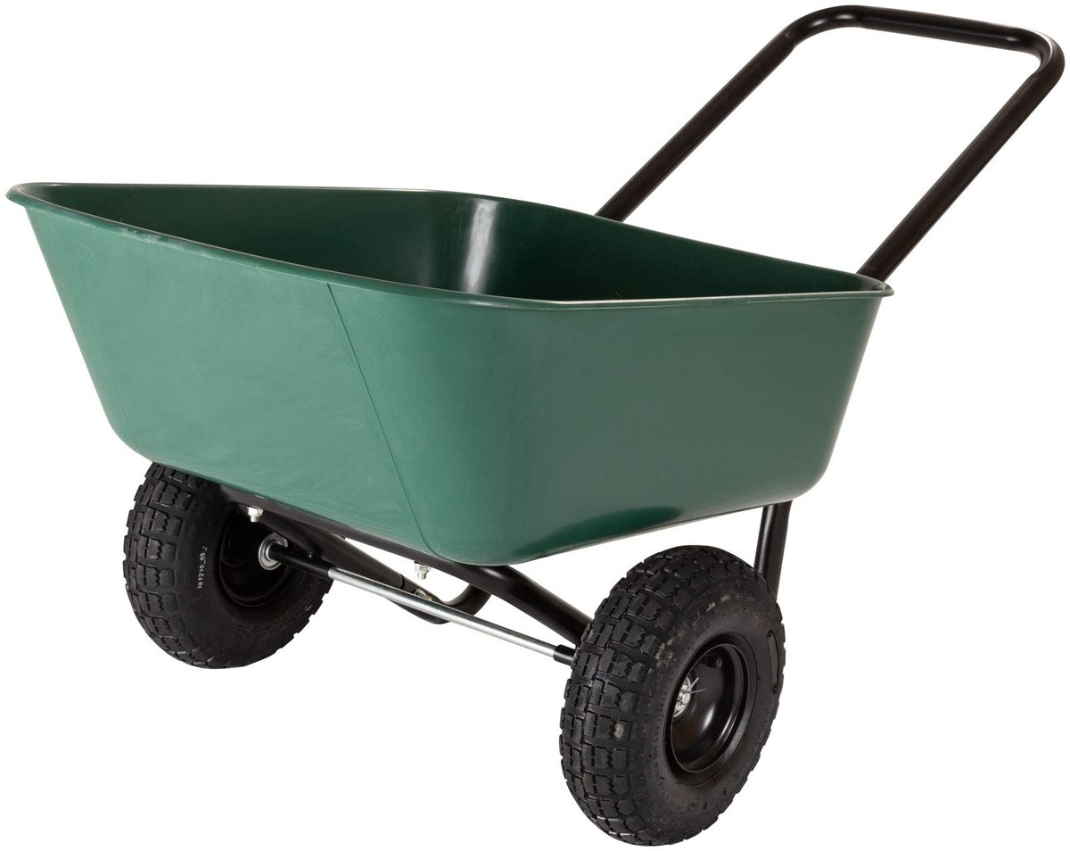 Omgoods Tuinwagen - Polyurethaan, 3 kubieke voet - Gemakkelijk te gebruiken voor tuinprojecten
