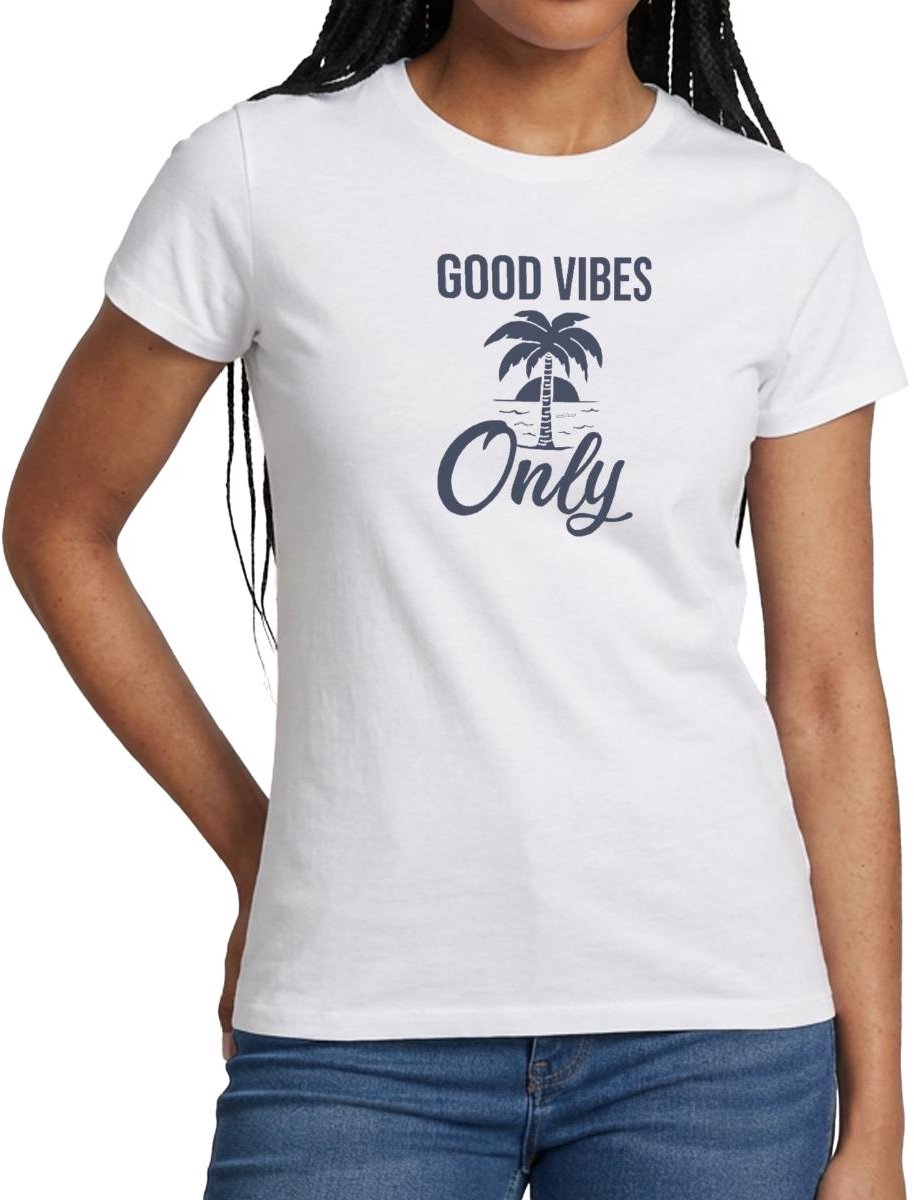 Good Vibes Only T-Shirt Dames