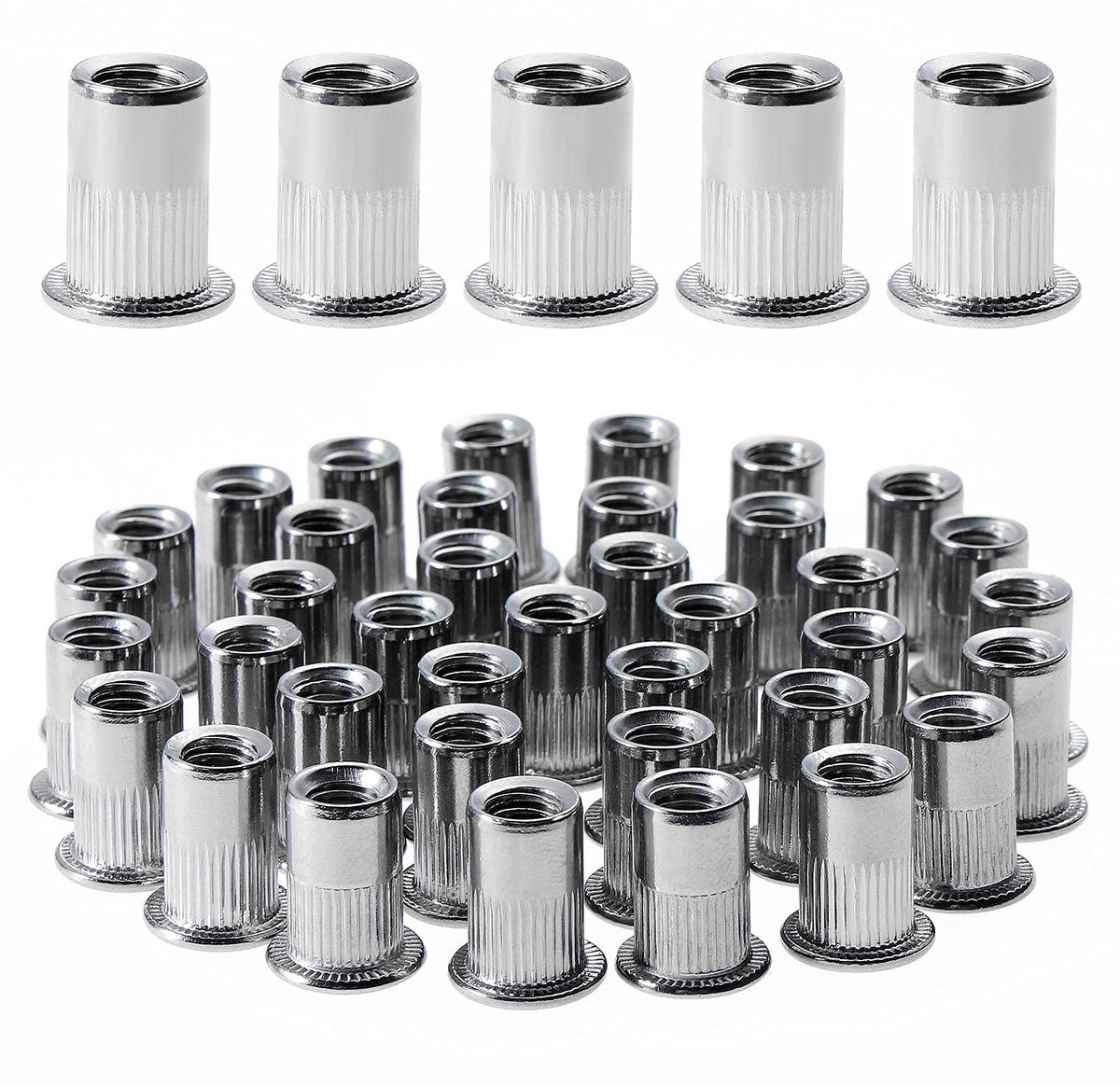 Omgoods - Set van 100 RVS M6 Rivet Nuts