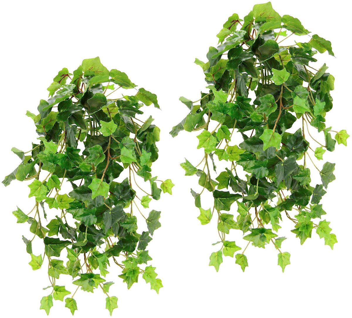 Omgoods - Kunstplant Efeu Hanger Set van 2