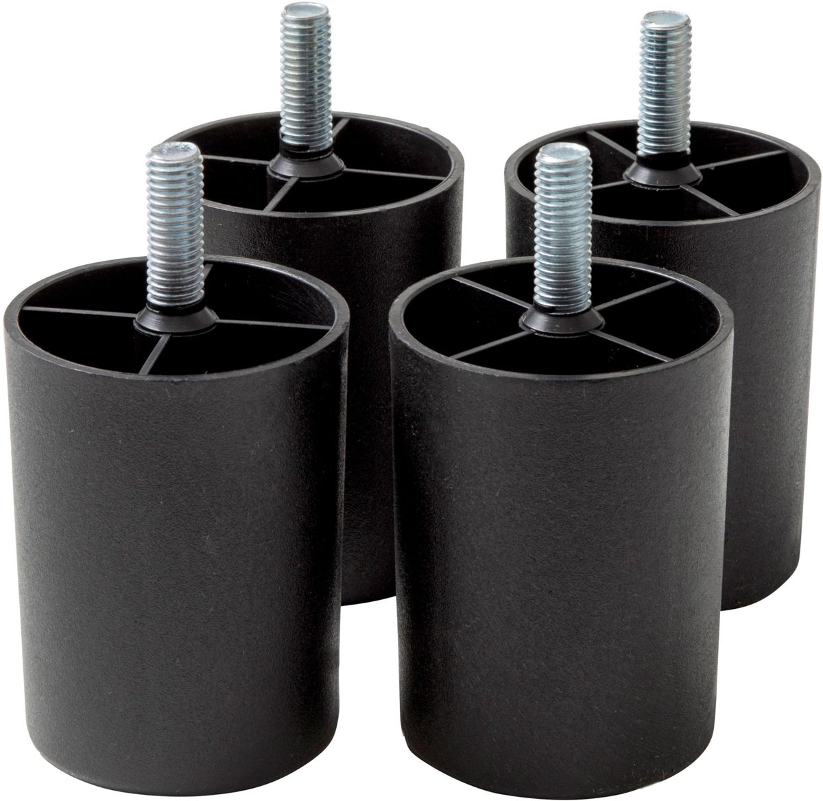 Omgoods - Set van 4 Plastic Meubelpoten 60 mm Hoog