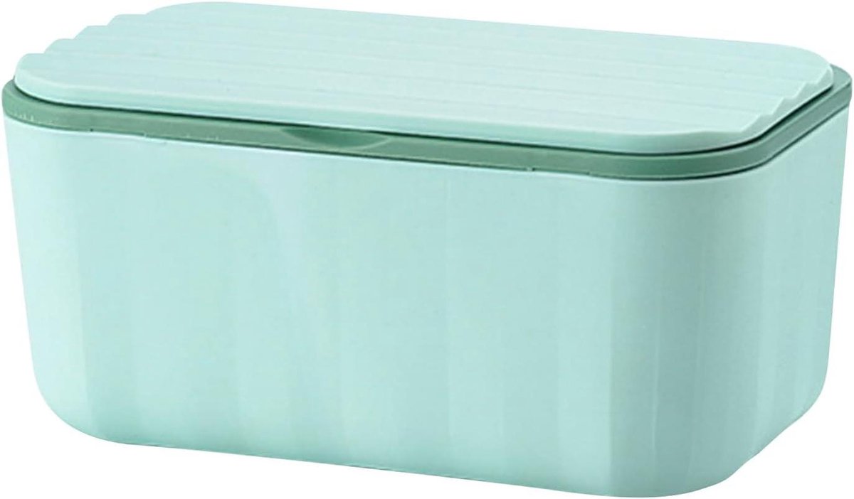 Babydoekjes Dispenser - Doekjesbox Opbergdoos - Hygiënisch Opbergen - Stofvrije Afsluiting - 20x12x9.5 cm - Groen