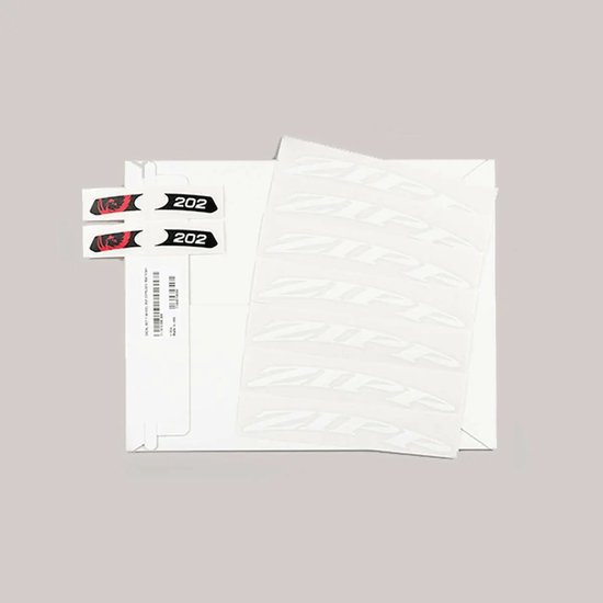 Zipp Decal Rim 202 Stickers Wit — afbeelding 2