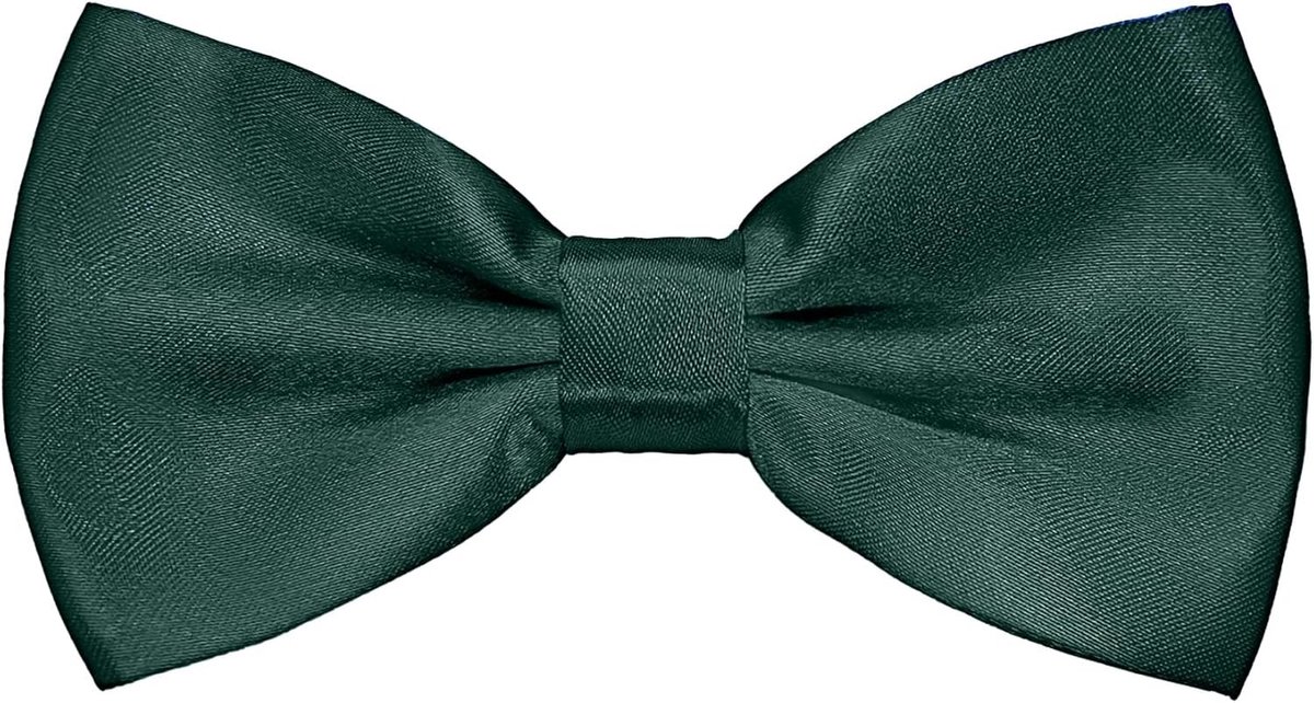 Elegante Zijden Strikdas voor Heren en Jongens - Klassieke Tuxedo Strik voor Bruiloft en Feestjes, Emerald Groen