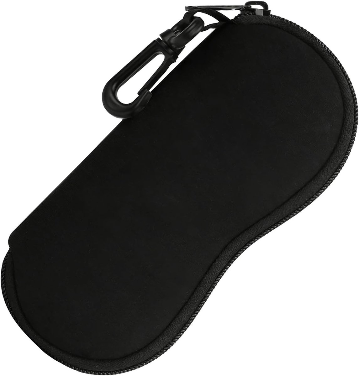 Zachte brillenkoker met riemclip van ultralicht neopreen, ideaal voor dagelijks gebruik, reizen en buitenactiviteiten, perfect voor brillenopslag en bescherming