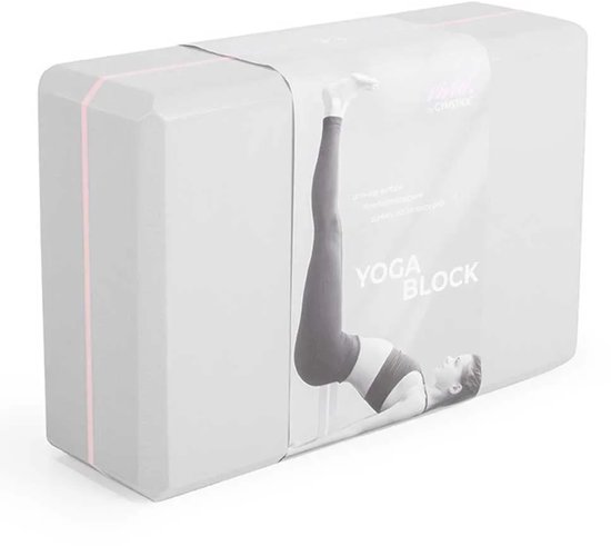 Gymstick Vivid Yoga Blok - Grijs - Met Online Trainingsvideo's van Gymstick — afbeelding 2