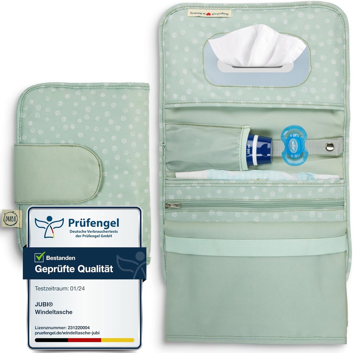 Thijox - Luiertas met Verschoningsmat - Compact en Ruim - Organizer voor Onderweg en Kinderwagen - Blauw - Ideaal voor Baby en Peuters