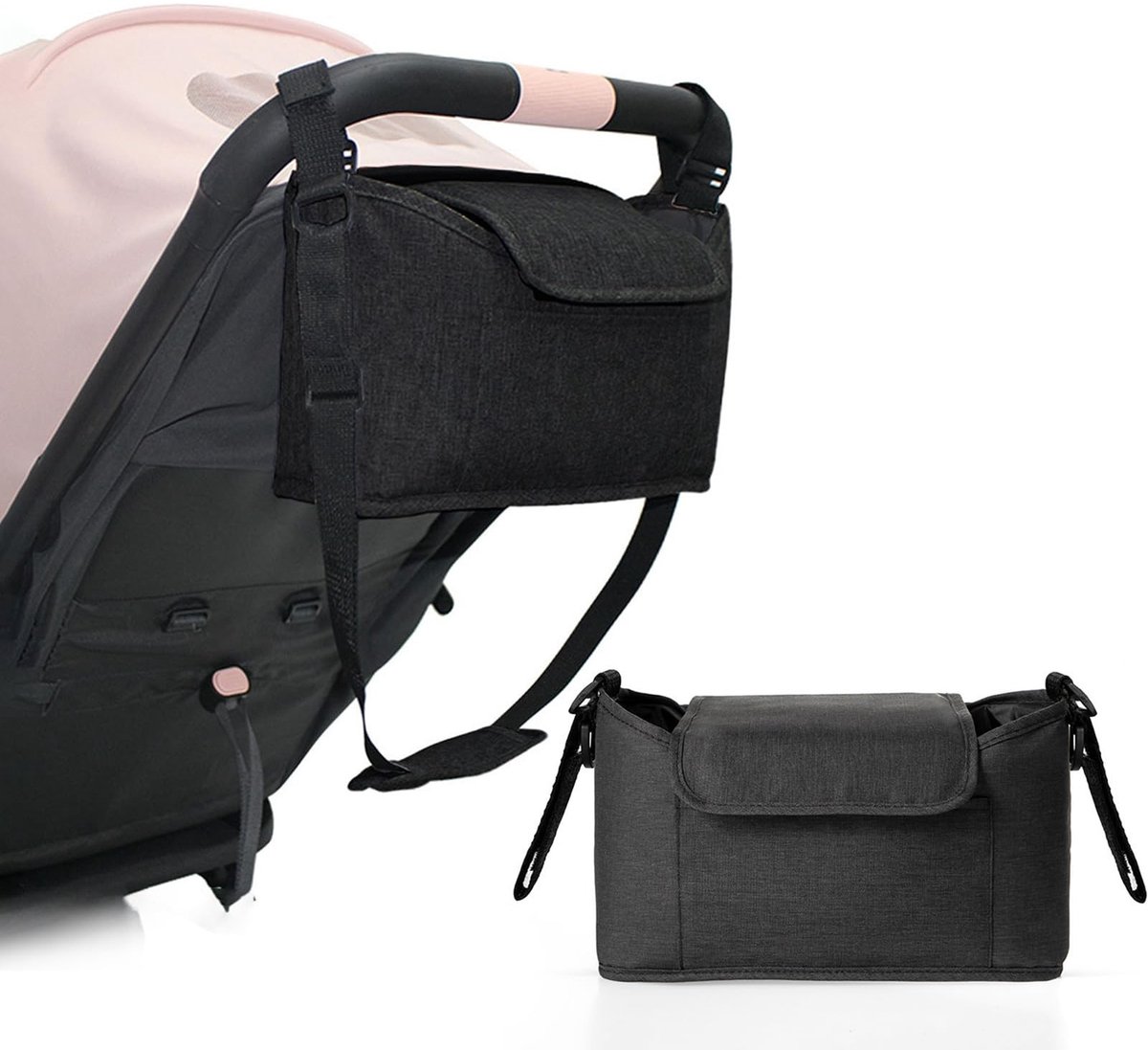 Cosensi- Luiertas - Duurzaam ontwerp - Luiertas met vakken - Baby organizer - Handvat voor draagbaarheid - Multifunctionele luiertas