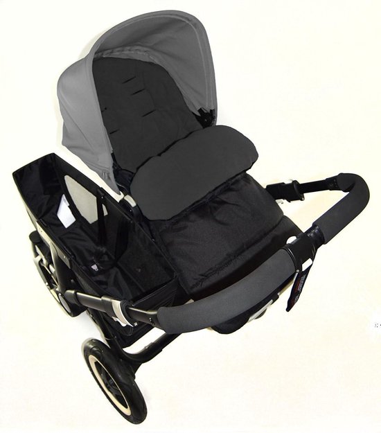Warme Voetenzak voor Kinderwagen Geschikt voor Pasgeborenen Zwart van Merkloos — afbeelding 2