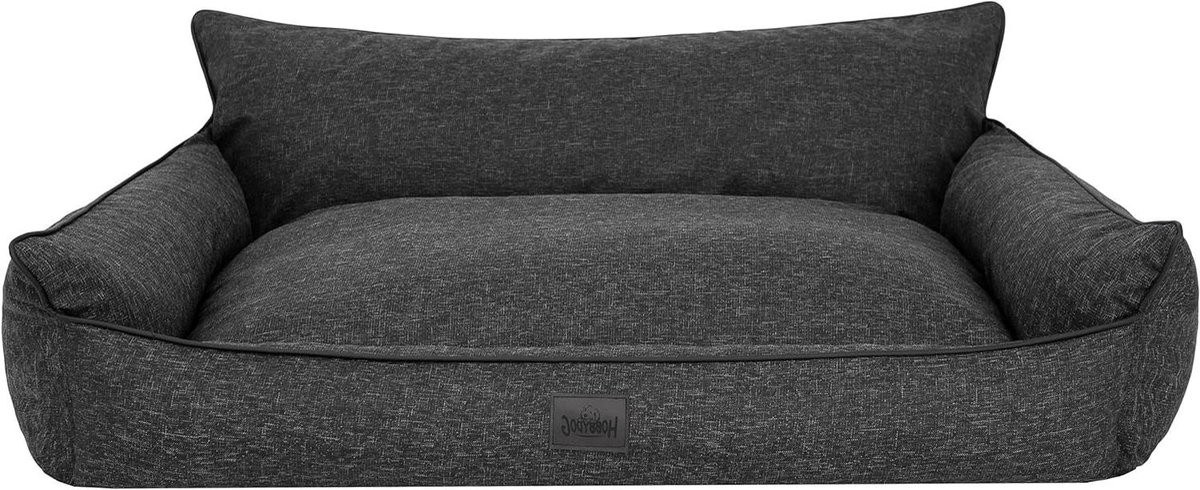 Hondenbed - Hondenkussen Sofa - Rustplek Hond - Afneembare Hoes - 106 x 80 cm - Zwart