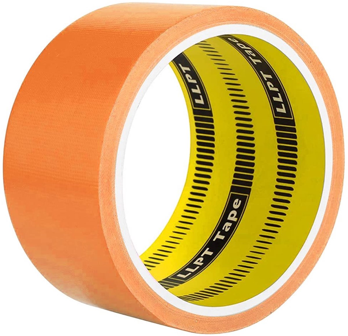Kleurige Woven Tape van Hoge Kwaliteit voor DIY Creaties en Decoratie, 1 Rol 50 mm x 9 m, Geschikt voor Binnen en Buiten, Oranje