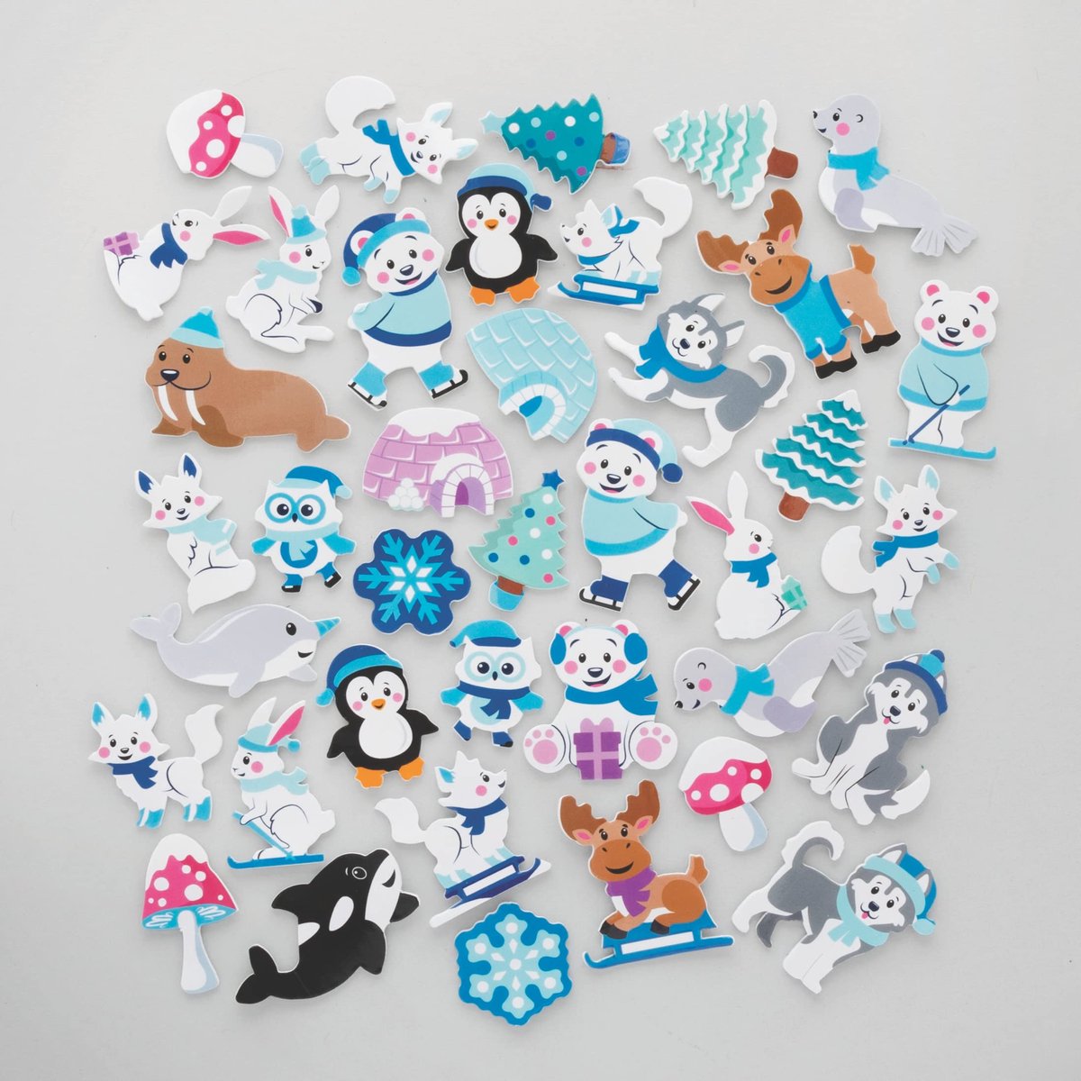 Foam Stickers - Pak van 200, Kinder stickers, Ideaal voor Kinder Knutselprojecten, Geweldig voor Kaarten maken en het versieren van een plakboek