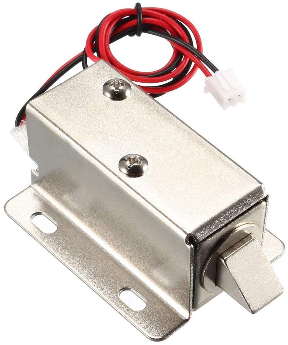 Elektrisch Deurslot - Magneetsluiting Greep - Kasten Beveiligen - Continu Trek Actie - 93 mm Hub - Metaal