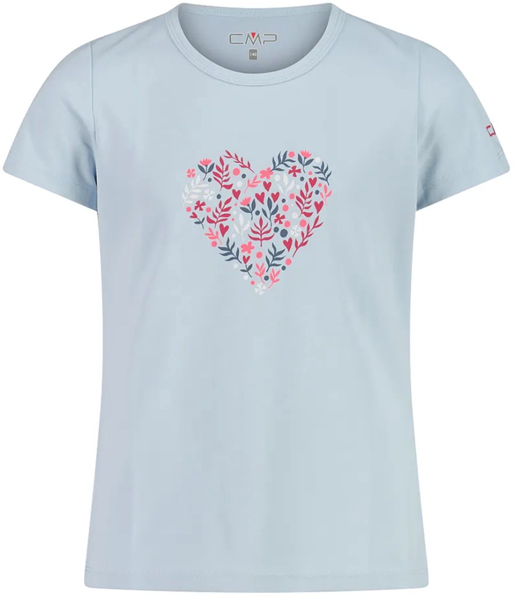 Cmp 38t6385 T-shirt Met Korte Mouwen 12 Years Meisje Blauw