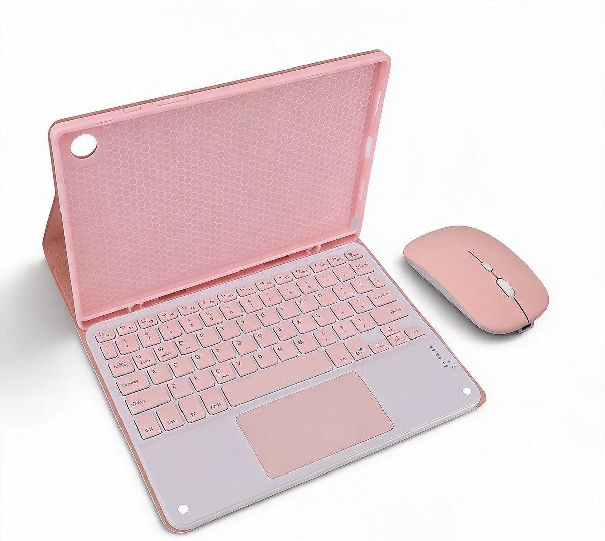 Draagbare tabletcase met afneembare magnetische toetsenbordcover en muis voor Tab A8 X200 X205, volledige bescherming en gebruiksgemak