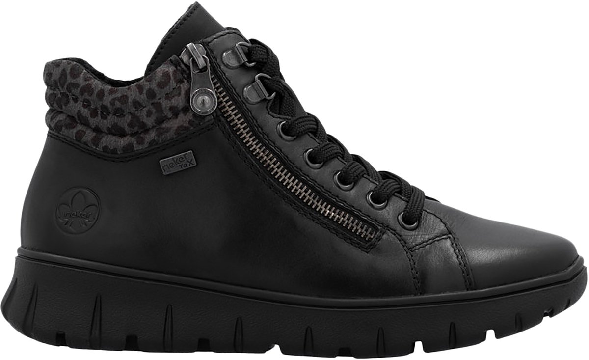 Odeon hoge leren sneakers