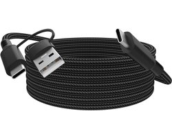 SnelShoppen - USB Type C Oplaadkabel voor Elgato HD60 S, 4K60 S+, Wave Neo, Facecam MK.2, Stream Deck XL - Snelle Dataoverdracht en Opladen met USB A