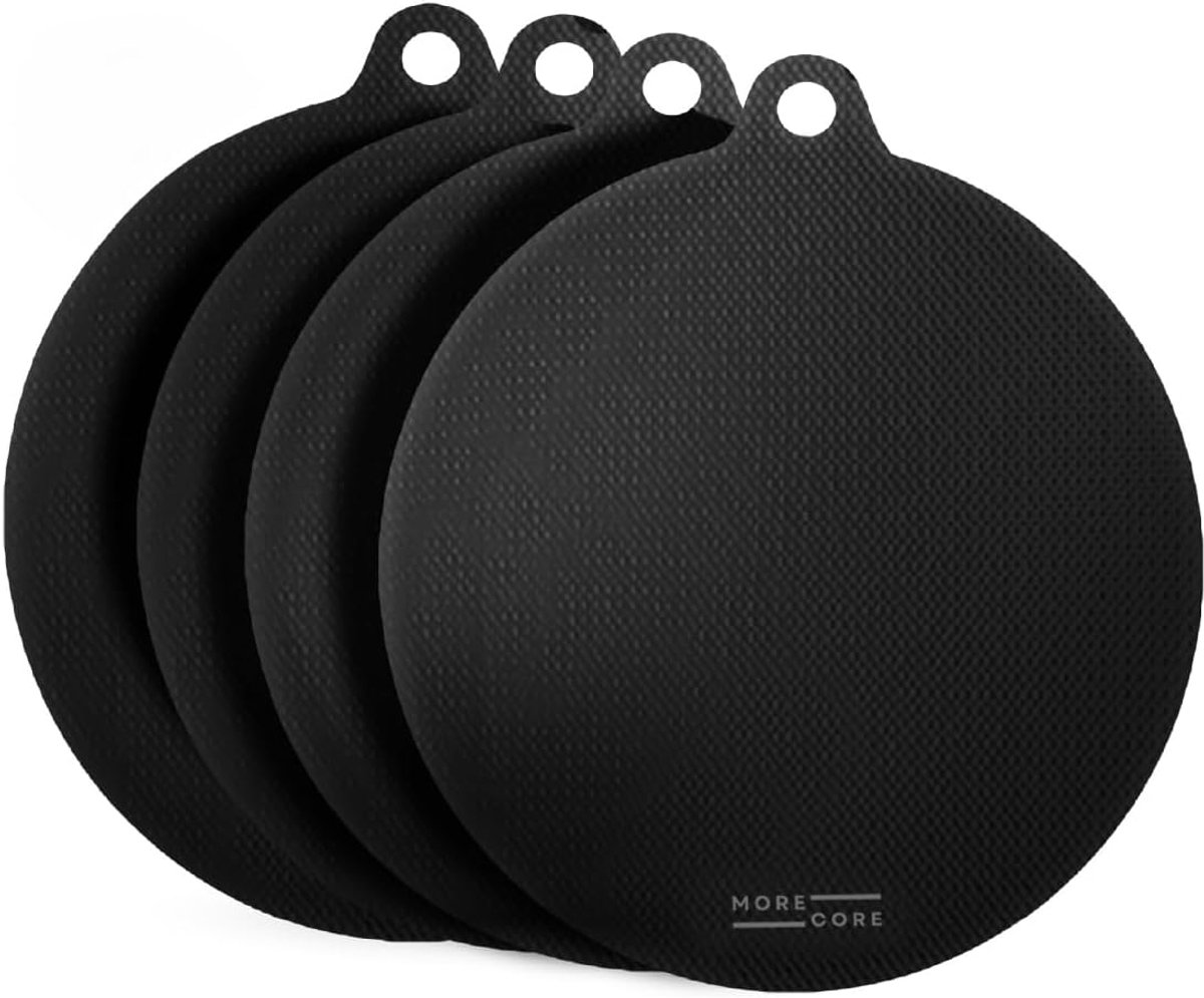 SnelShoppen - Inductiemat - Inductiebescherming - Hittebestendig tot 280 ºC - Coasters voor Pannen - Dekplaat voor Inductiekookplaat - 4x 22 cm - Keuk