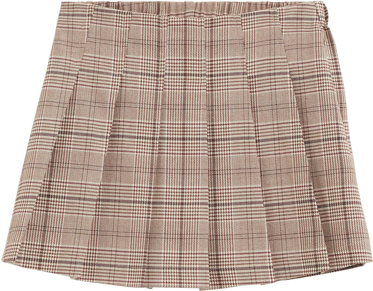 WE Fashion Meisjes skort met ruit