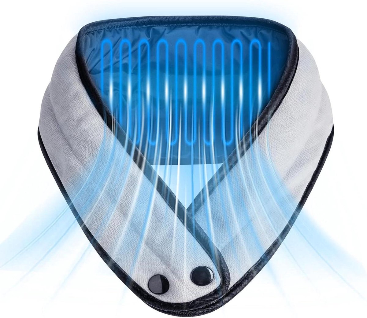 Koelsjaal - Verkoelende Halsdoek - Zomerse Verkoeling - Watergeactiveerde Koeling - 60 cm - Blauw