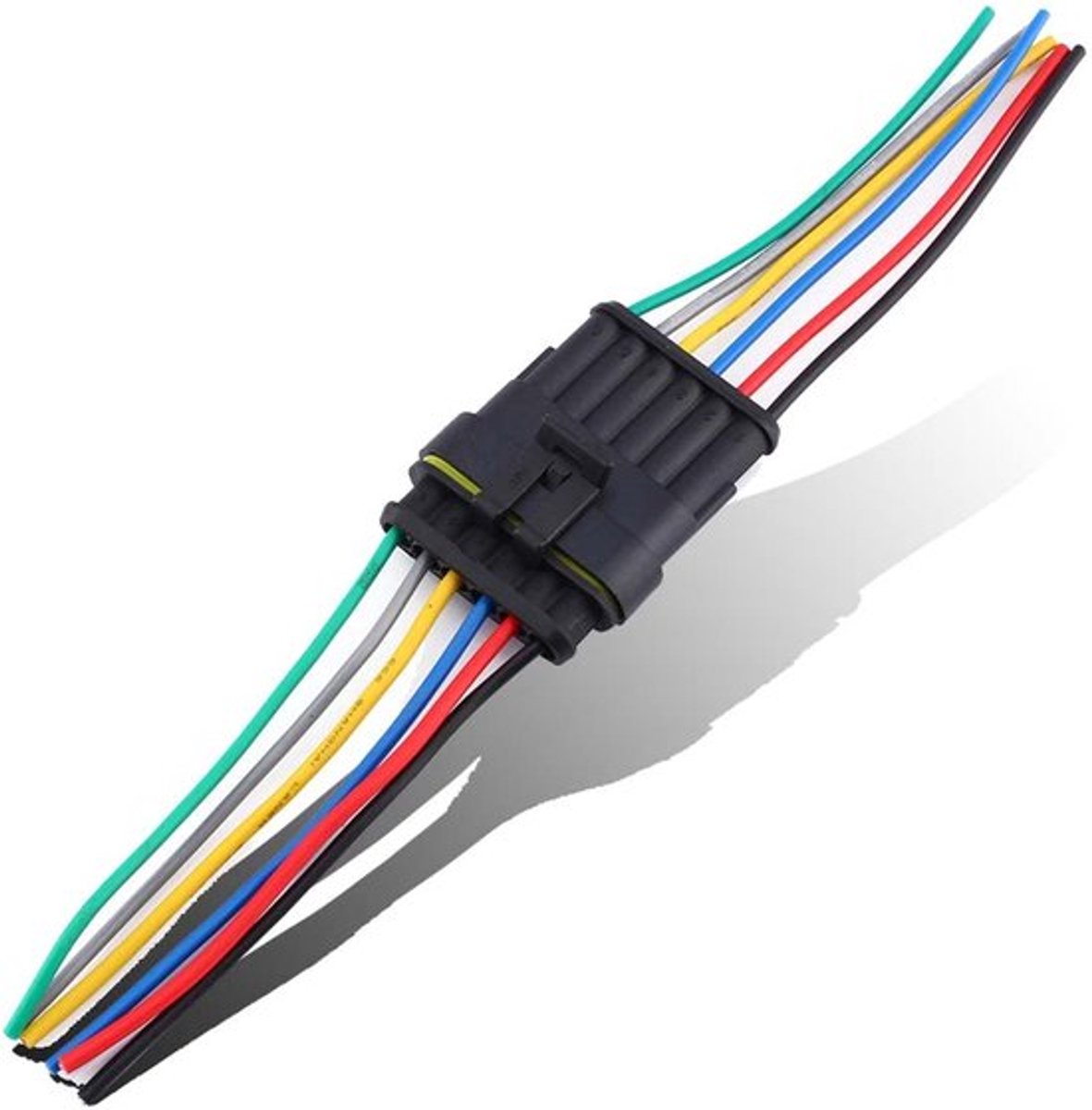 6 Pin Connector, Waterdichte 6 Pin Auto Aansluitkabel Duurzame Auto Draad Elektrische Connector Plug voor Auto 6 Weg Adapter