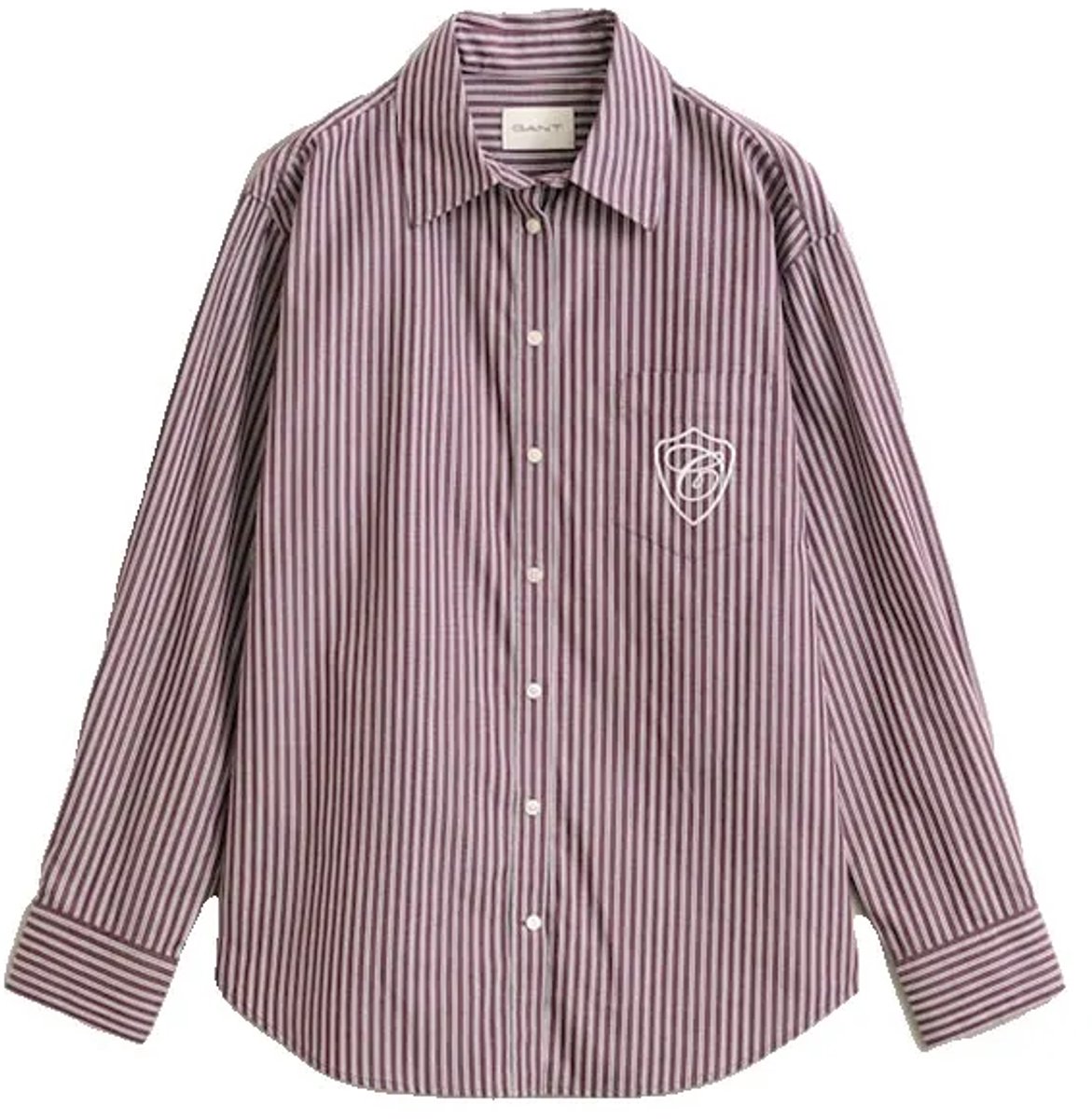 Gant 4300728 Overhemd Met Lange Mouwen Paars 42 Vrouw