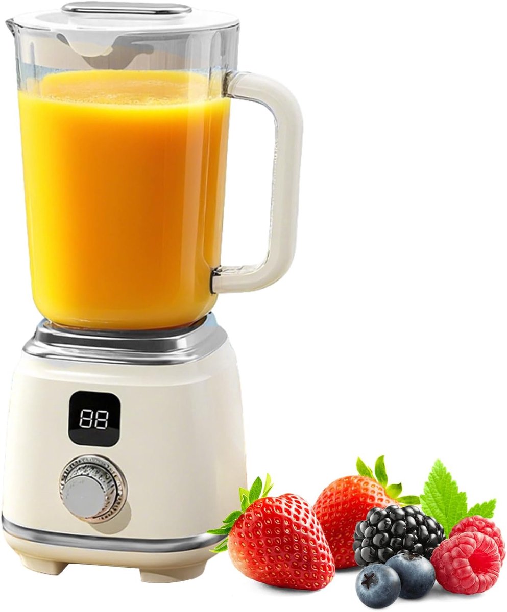 SnelShoppen - Draagbare Mini-Mixer Smoothie Maker To Go 600 ml, Oplaadbare Persoonlijke Blender met 10 Roestvrijstalen Messen, Draadloos, Ideaal voor