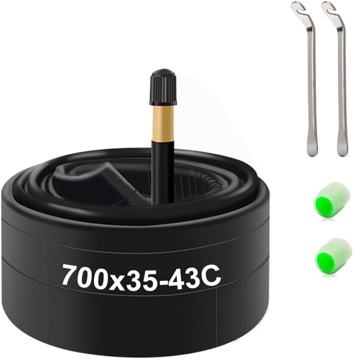 SnelShoppen - 700Cx35C/43C Binnenband Fietsband 700 x 35C 700x36C 700x37C 700x38C 700x40C 700x42C 700x43C AV48mm 28 inch Hoge Kwaliteit