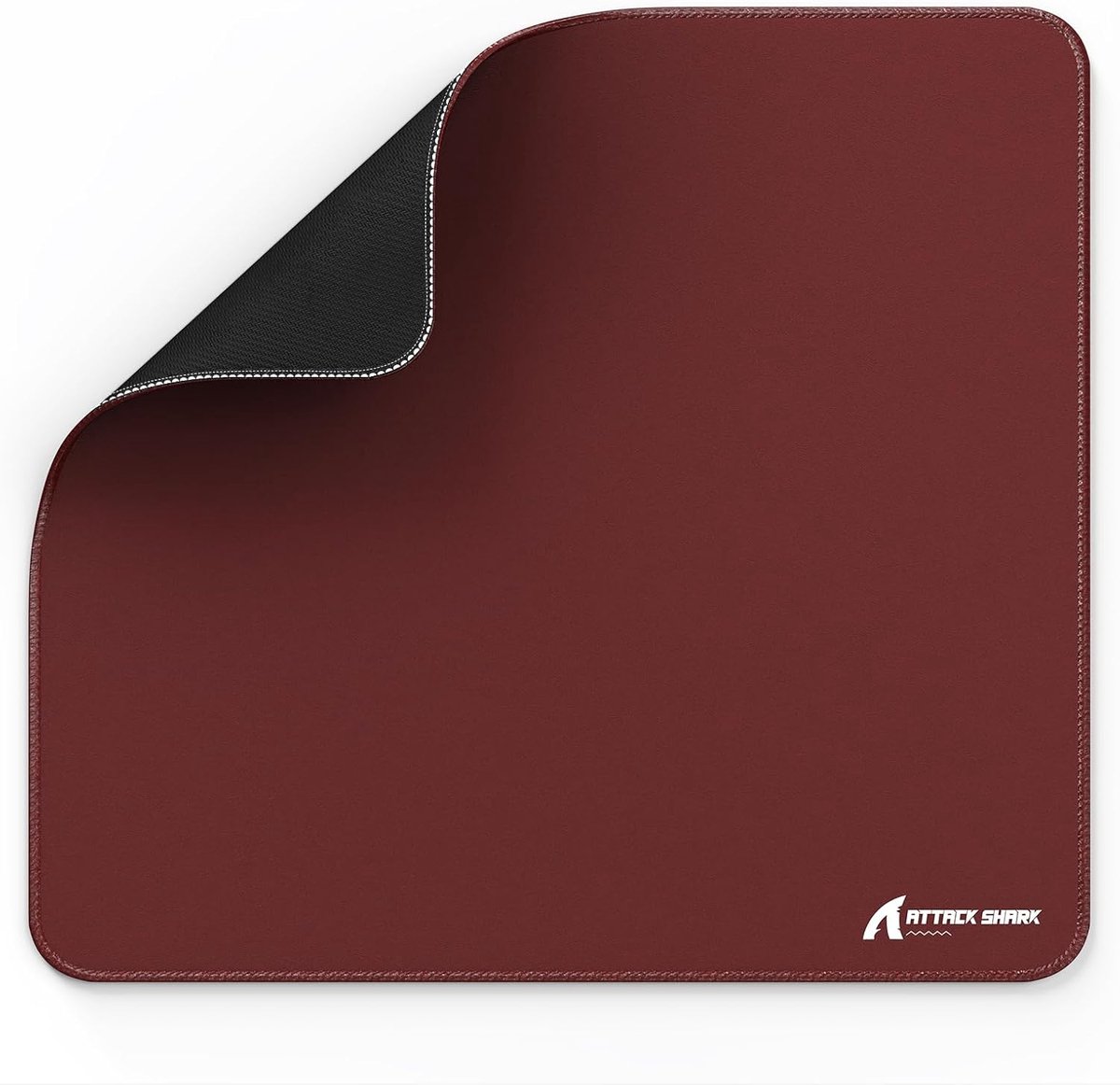 SnelShoppen - Gaming Muismat XL 450x400mm - Rood - Waterdichte Coating - Fine Sandy Texture - Antislip Onderkant - Micro-Knit Gestikte Randen - Voor e