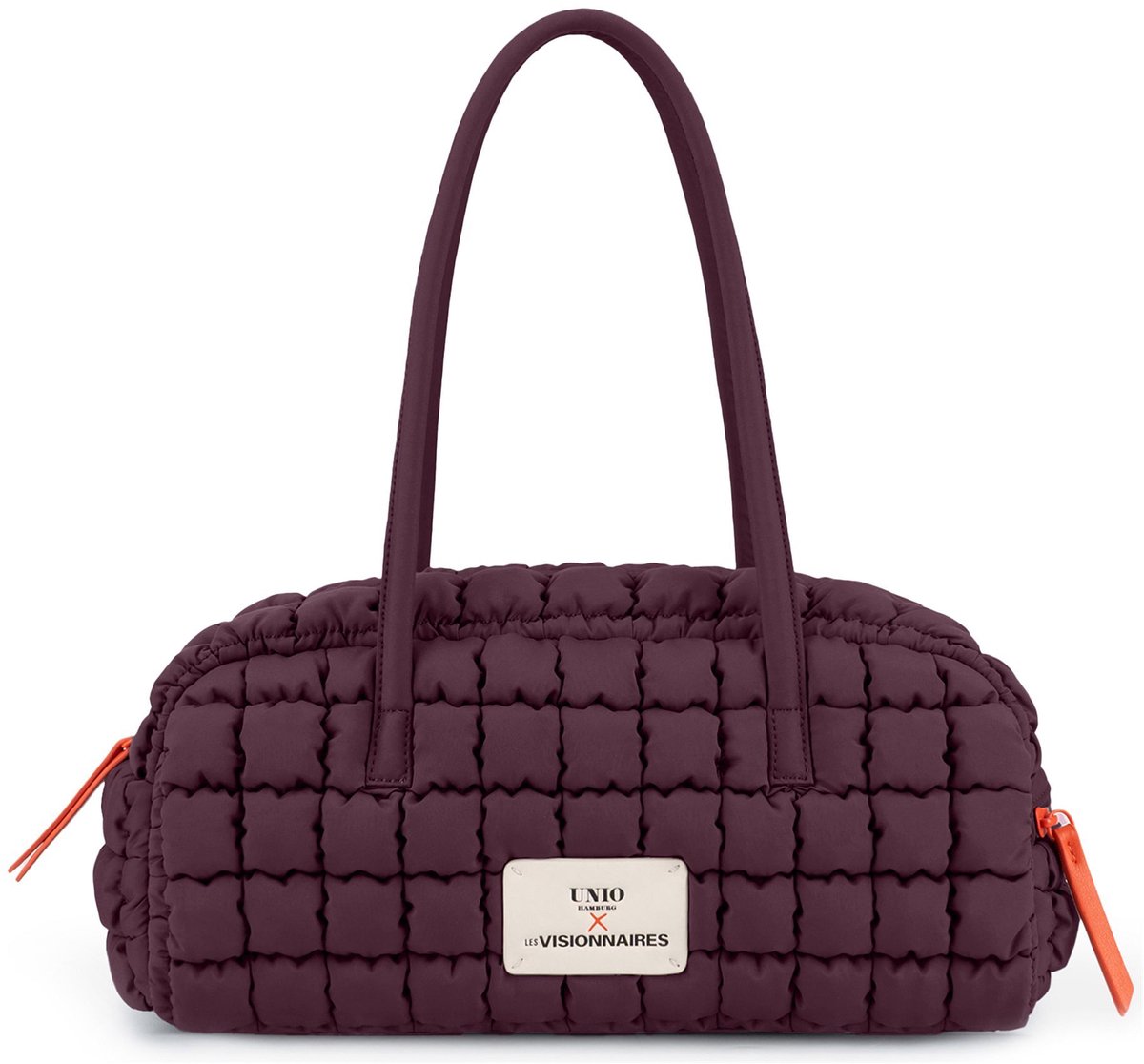 Unio Hamburg x Les Visionnaires schoudertas Bubble Unio Zicke Dark Wine (rood)paars