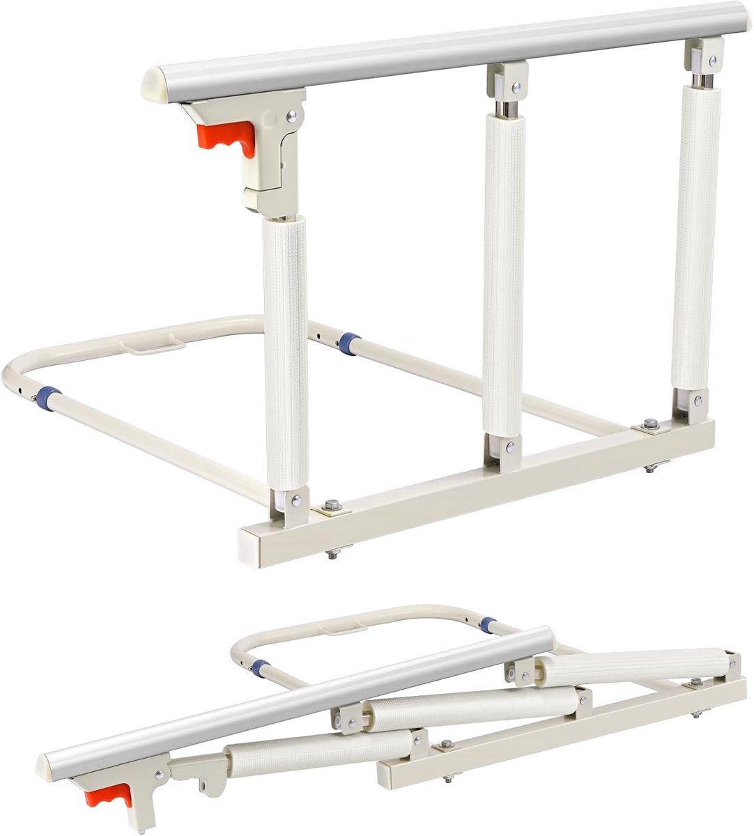 SnelShoppen - Bed Rail voor Ouderen - Vouwbare Veiligheidshekje - Anti-Val Beveiliging voor Ouderen met Beperkingen - 70 x 45 cm