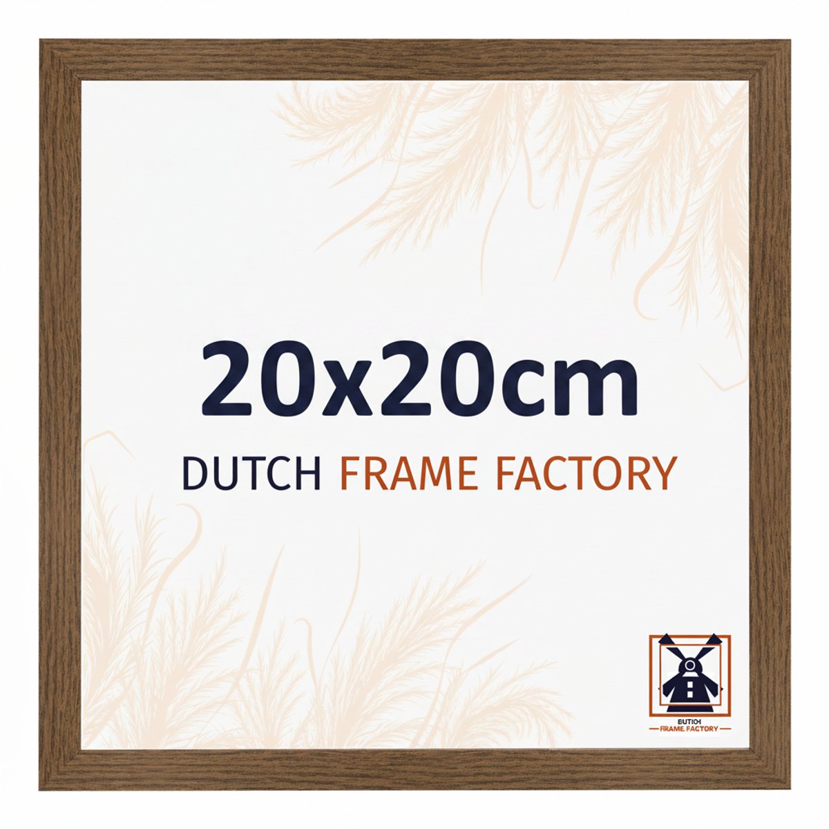 Fotolijst 20x20 cm - MDF - Eiken Rustiek - Benno