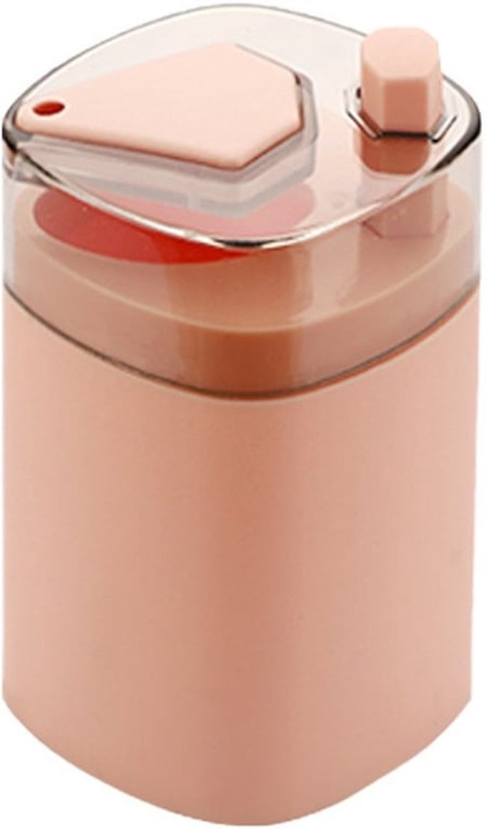 2 automatische tandenstokerdozen, tandenstokerdispenser, creatieve tandenstokerdoos, draagbare tandenstokerdispenser opbergdoos, automatische tandenstokerdoos (roze kleur)