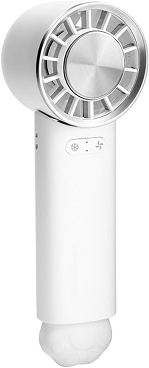 Opvouwbare Ijskoelventilator - Draagbare Airco - Directe Koeling - Verstelbare Windsnelheid - 20 cm Hoog - Wit
