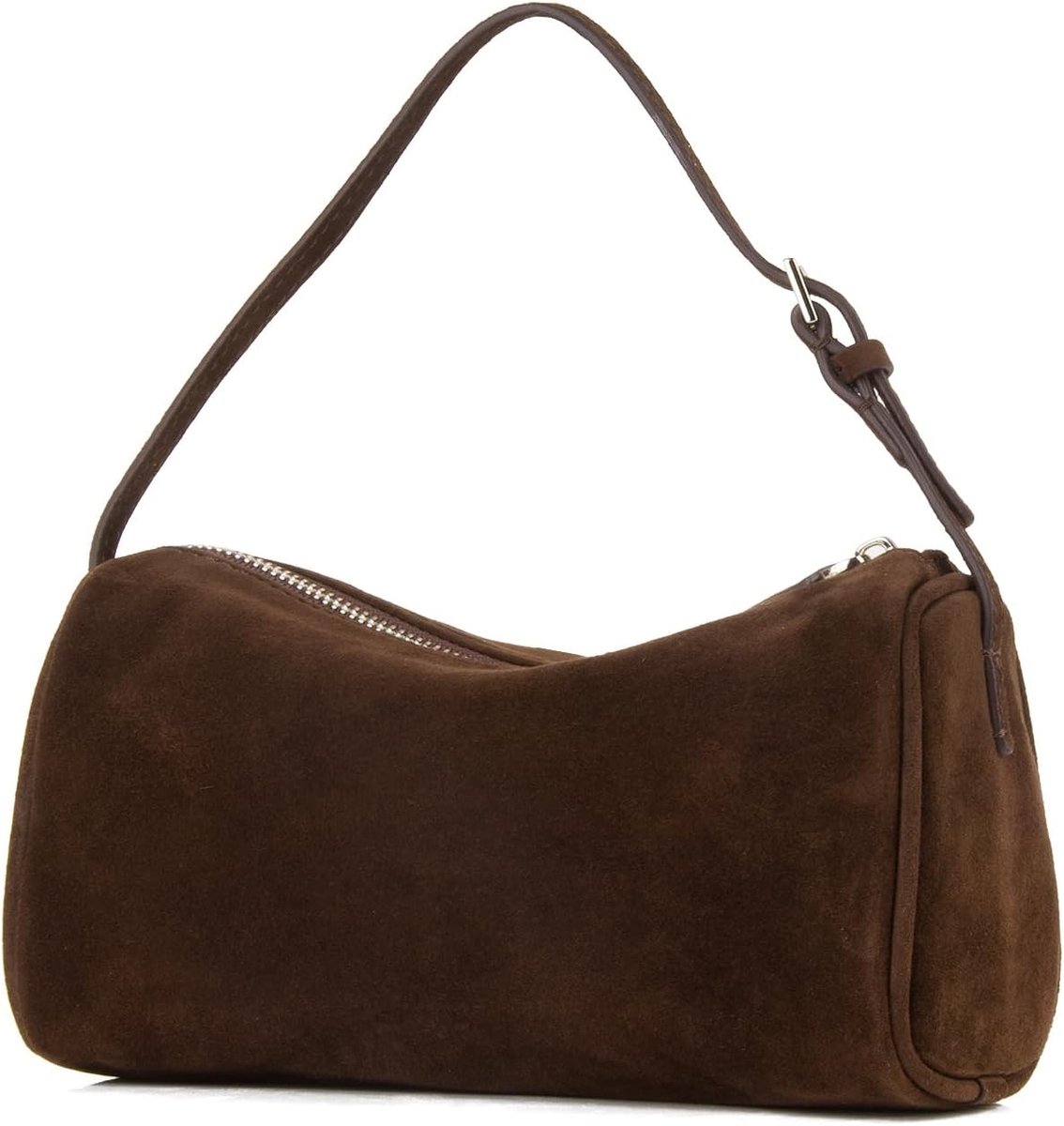 SnelShoppen - Hoogwaardig Suède Lederen Crossbody Tasjes voor Vrouwen, Kleine Schoudertas met Verstelbare Riem, Elegante Hobo Tas voor Feestjes en Dag