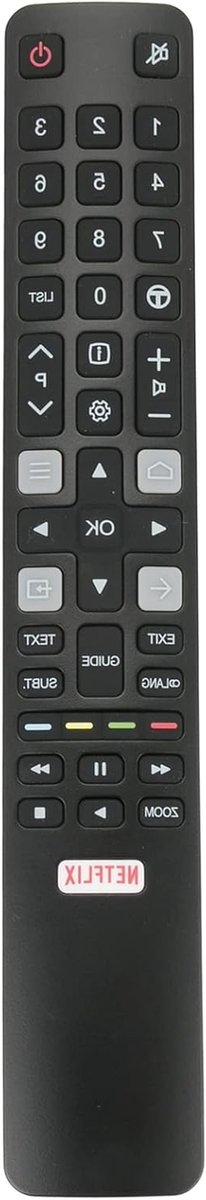 Afstandsbediening - Universele Controller - TV Bediening - Directe Werking - 10 Meter Bereik - Zwart