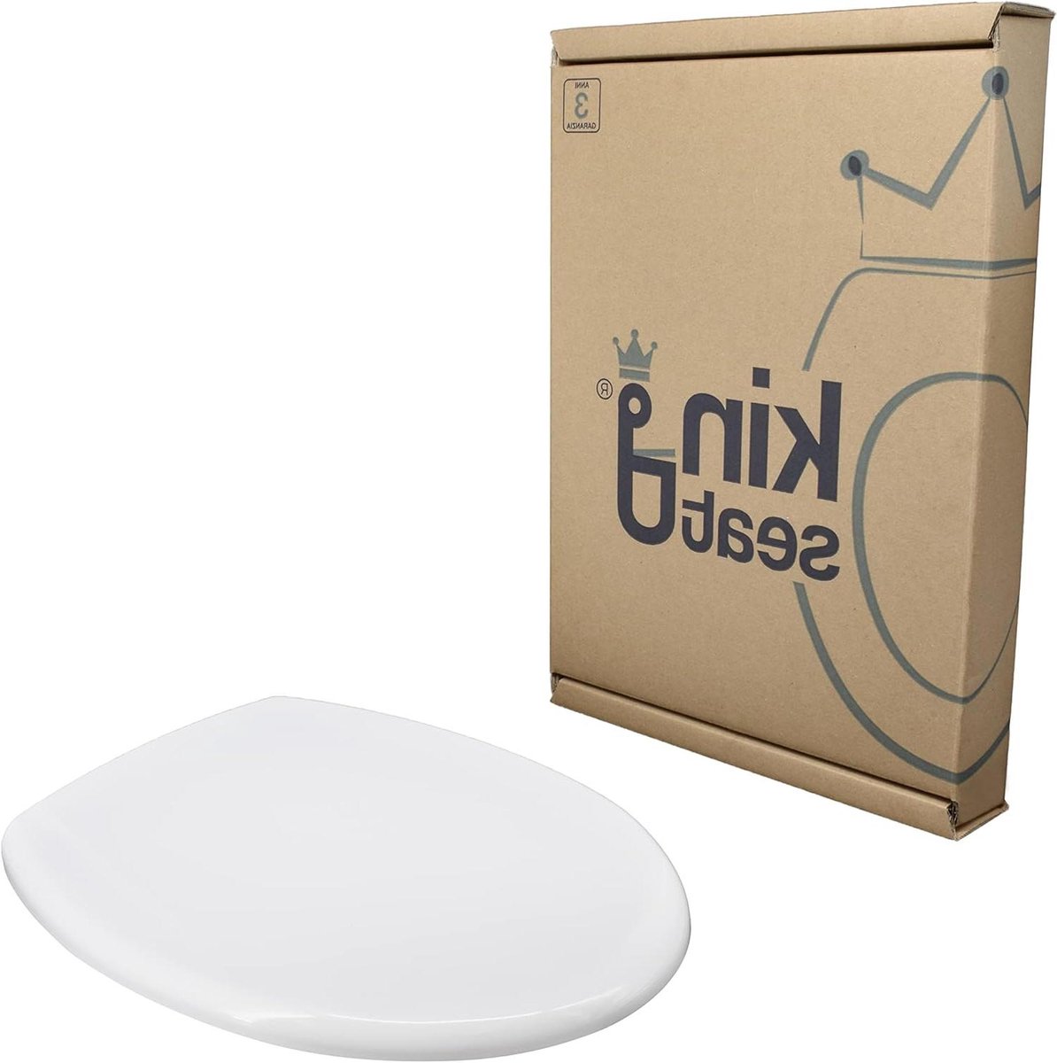 WC-bril - Toiletzitting - Badkamer - Slow Close - Compact - Wit