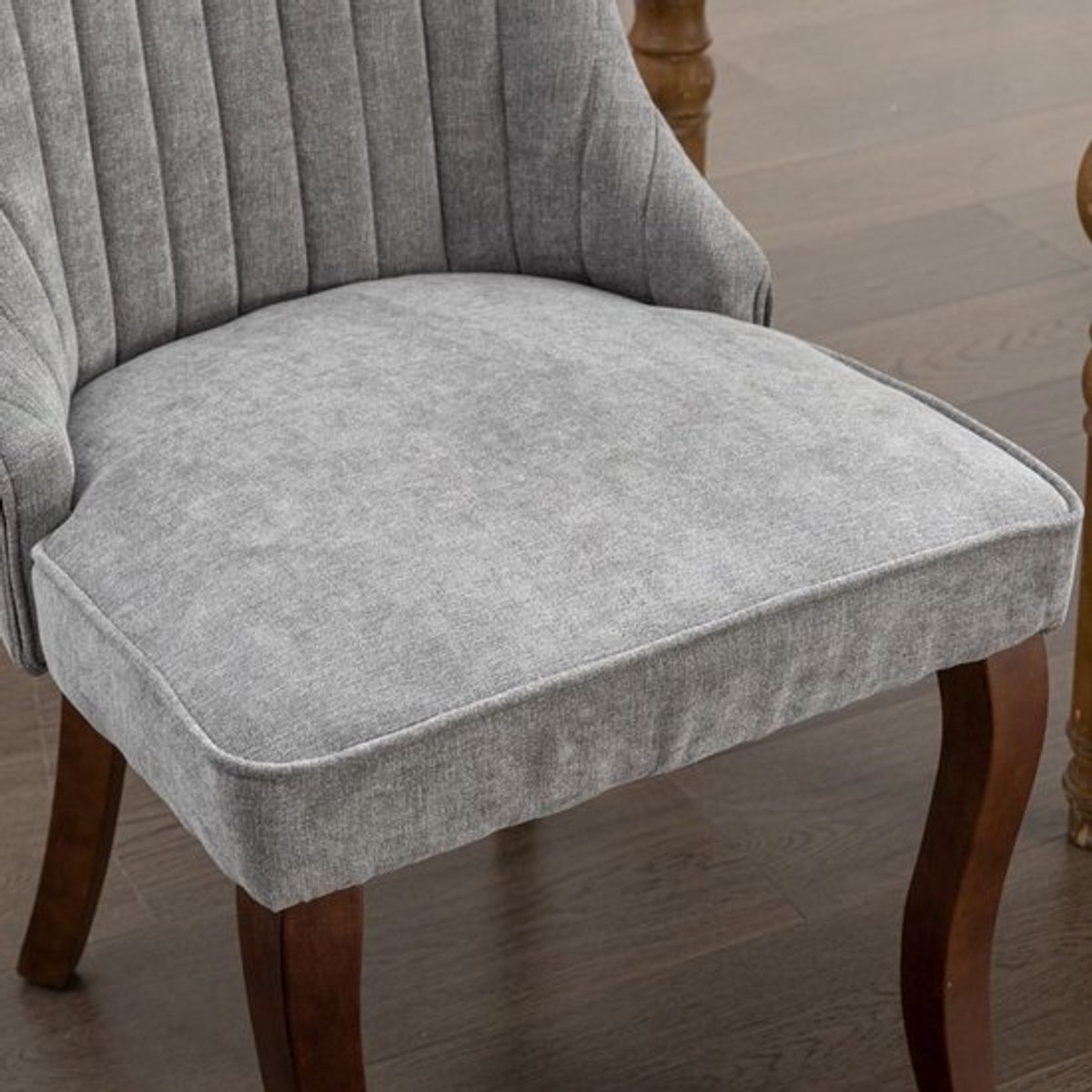 Eetkamerstoelen – Stoelen – Stoelset – Keukenstoelen – Zithoekstoelen – Grijs – Comfortabe