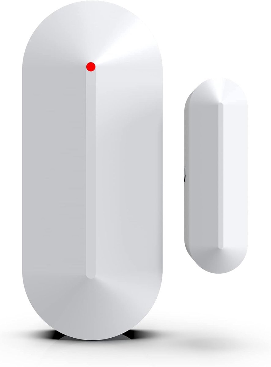 SnelShoppen - Draadloze Deursensor / Raamsensor voor Alarm Systeem SP310 - 2-wegs Communicatie - Hoogwaardige Beveiliging - Compact 8x5 cm - Voor Thui