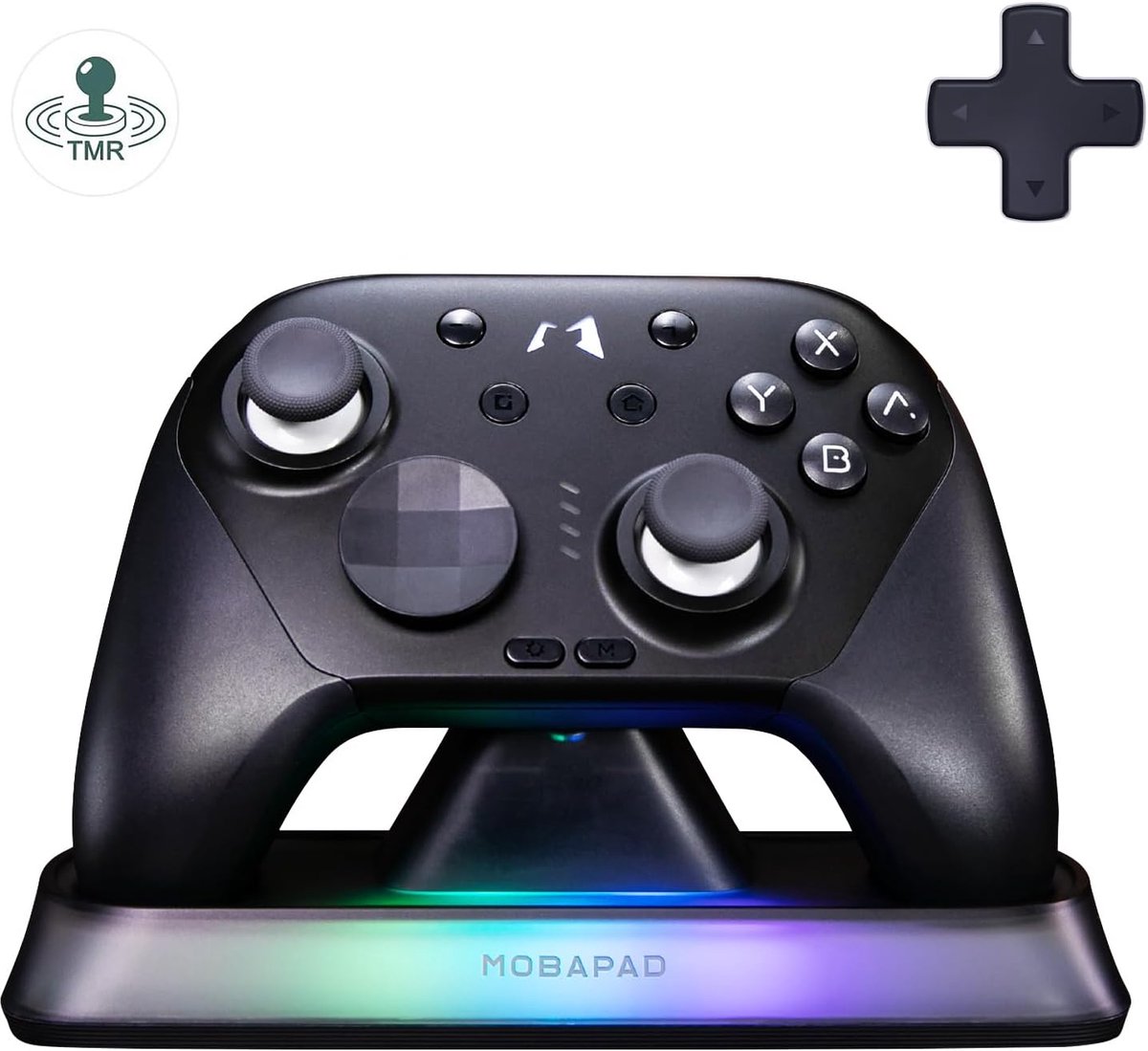 SnelShoppen - Draadloze Controller voor Switch 2/OLED/Lite, TMR Glide Joysticks, Mechanische Knoppen, HD Rumble, RGB Dock, Programmeerbare Achterknopp