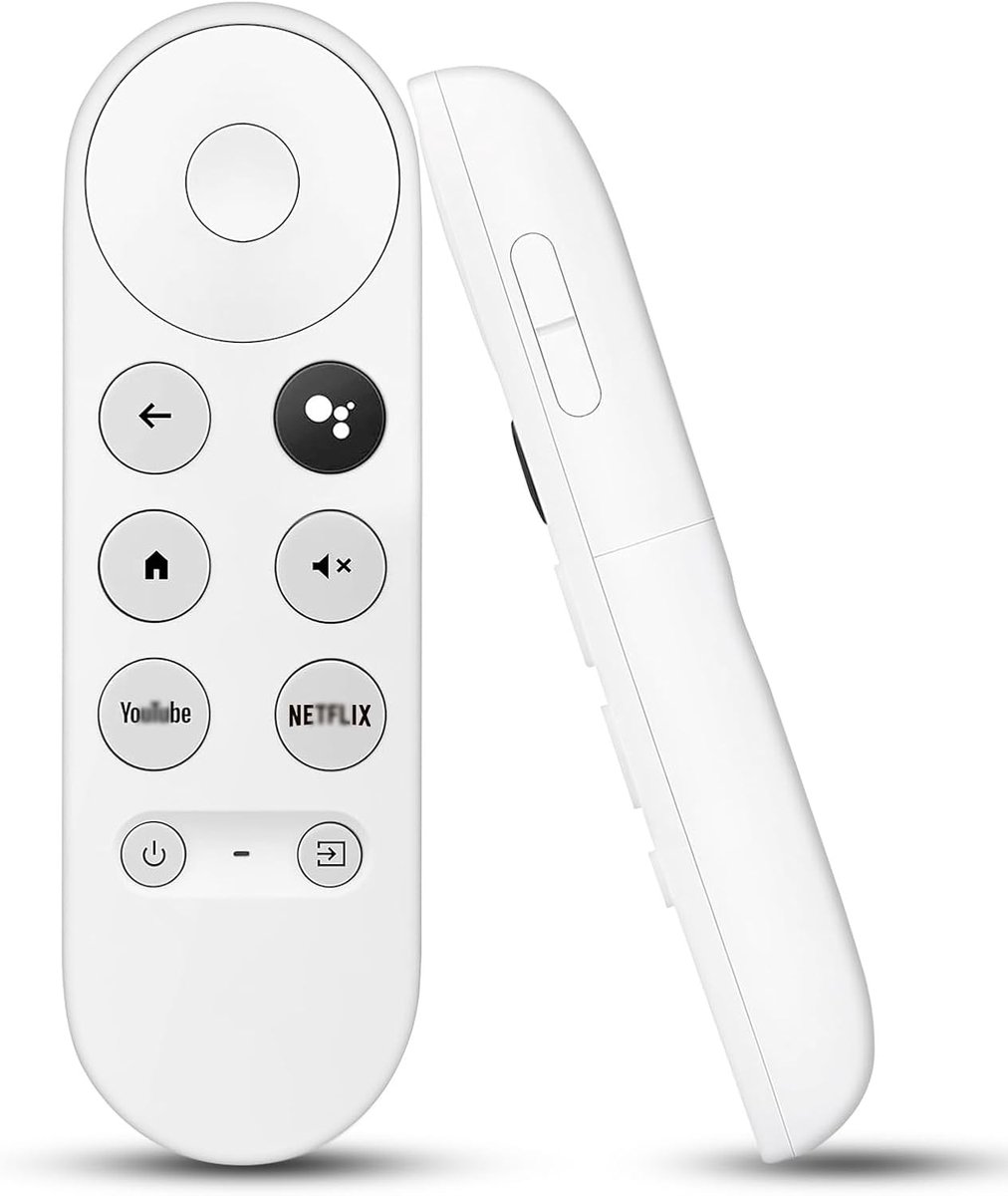 SnelShoppen - Bluetooth Voice Remote Control G9N9N Vervangingsafstandsbediening voor Chromecast TV 4K HDR, Met Netflix & Youtube Knoppen, Hoge Compati