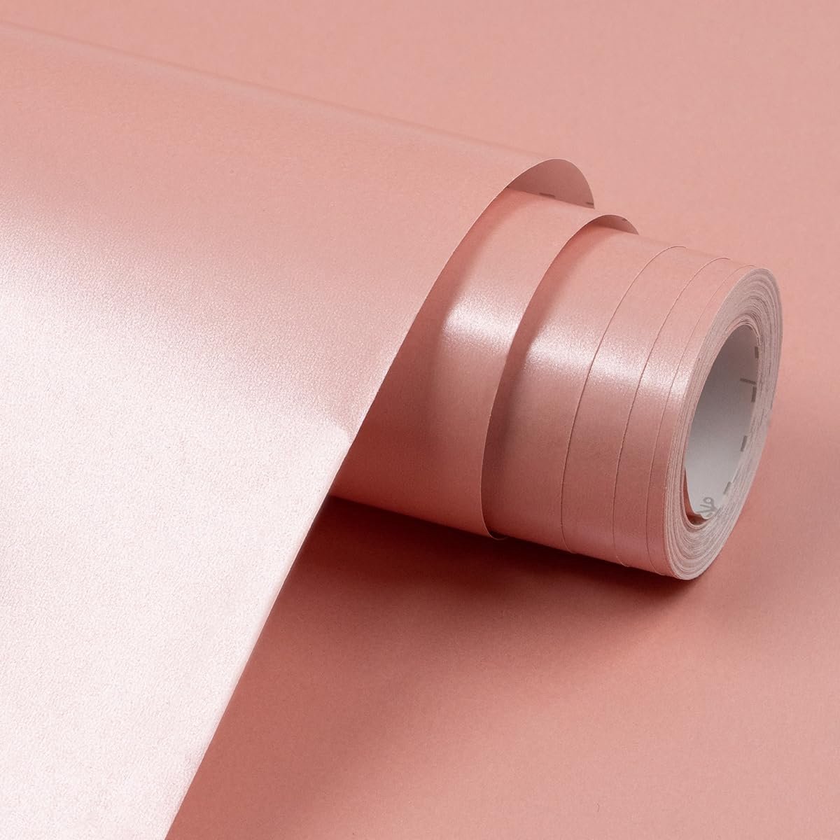SnelShoppen - Roze Mat Cadeaupapier Rol 43cm x 12m - Effen Kleur Parelmoer Glanspapier voor Bruiloft, Babyshower, Verjaardag, Feest, Festival Cadeaude