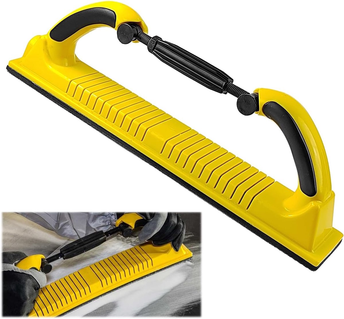SnelShoppen - Professionele Handmatige Schuurblok, Schuurtools, 70 x 400 mm Schuurpapier voor Muren, Handmatige Schuurmachine voor Schuren en Polijste