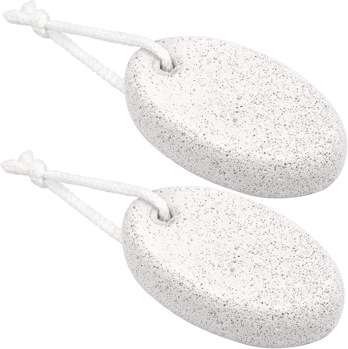 SnelShoppen - Pumice Stone Set van 2 - Natuurlijke Lava Steen voor Voetverzorging - Callus Verwijderaar en Voet Peeling - Zachte Reiniging voor Voeten