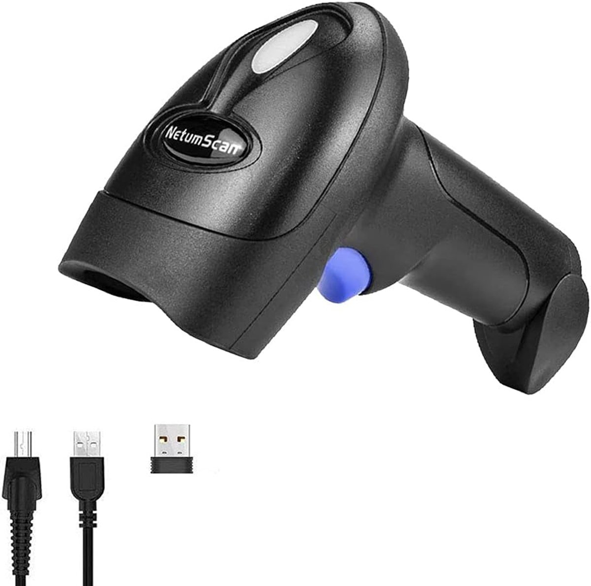 SnelShoppen - Draadloze 2D Barcode Scanner - Handheld Barcode Reader voor QR, PDF417, DataMatrix, PC, CMOS Technologie, 100+ Configuraties