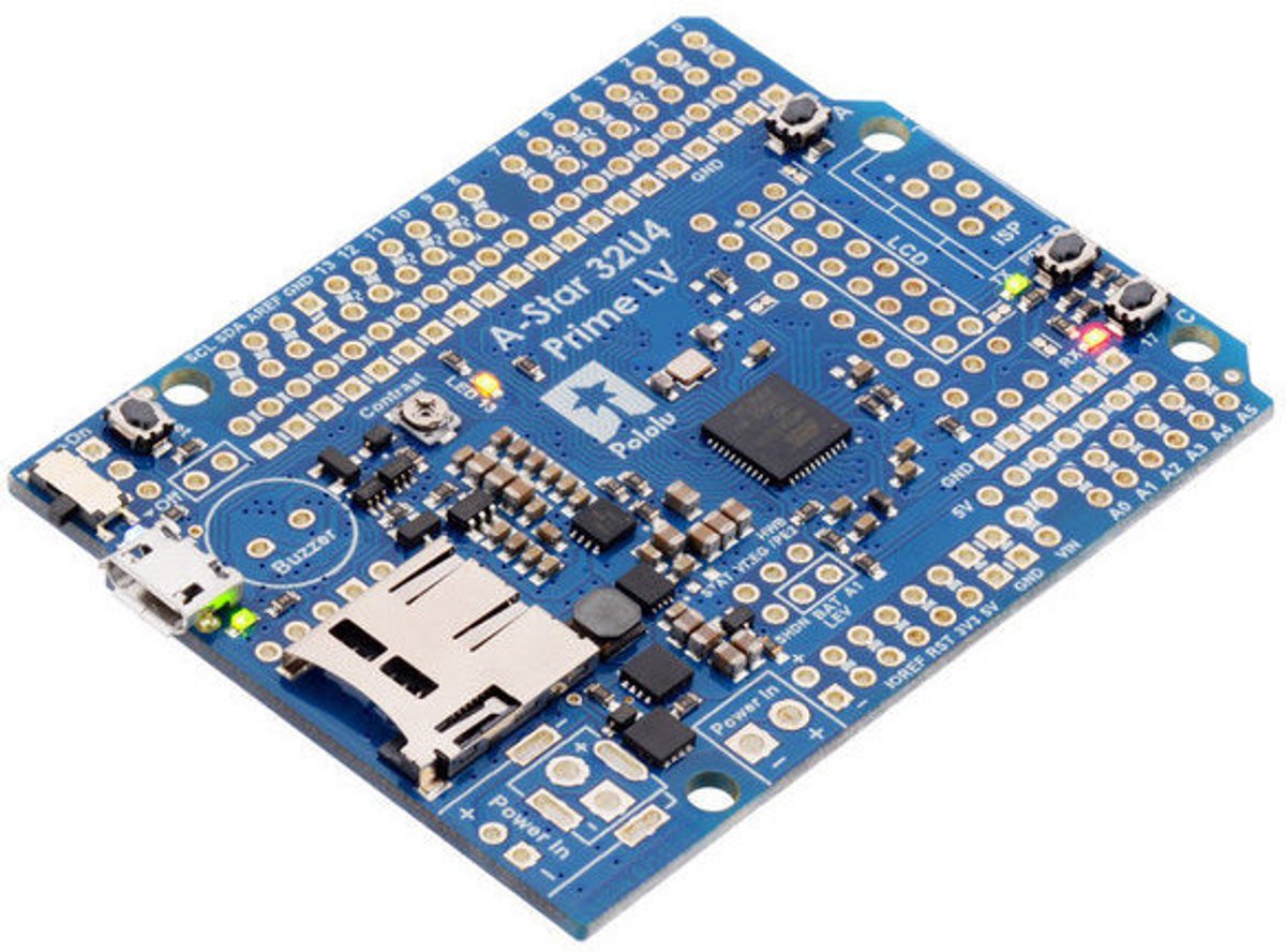 A-Star 32U4 Prime LV microSD (SMT Components Only) Pololu 4006