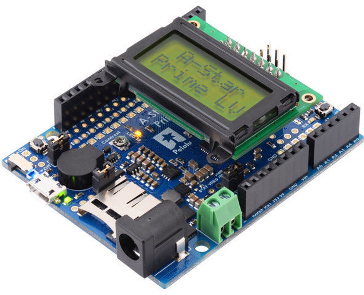 A-Star 32U4 Prime LV microSD with LCD Pololu 4009