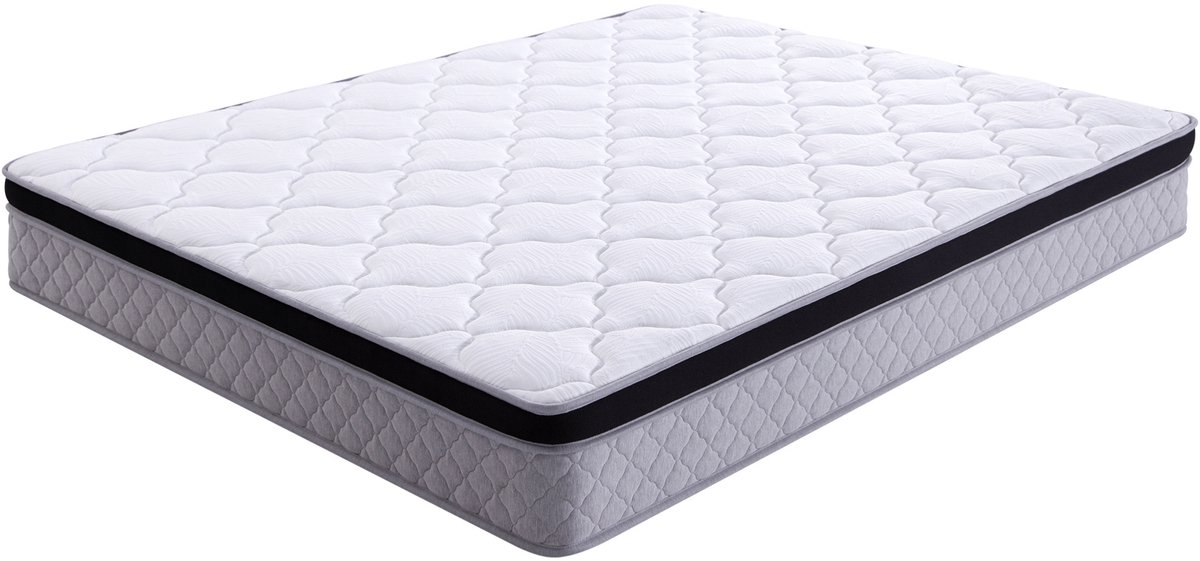 MODFU - Matras - Binnenvering - Ergonomisch - Stevig - Wit - 140 X 200 Cm - 25 Cm