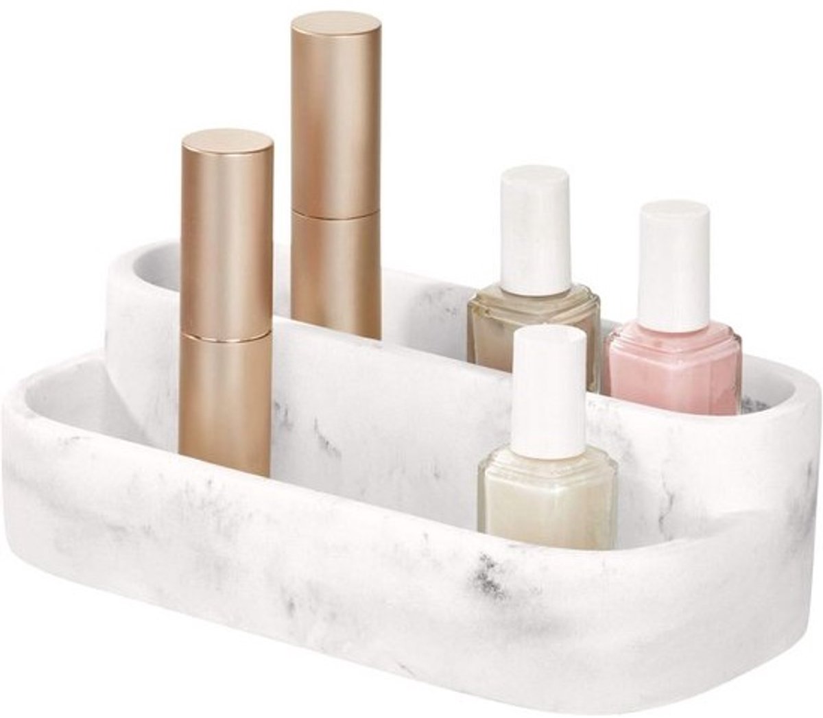 2-Laags Make-up Organizer voor Cosmetica en Paletten - Badkamer en Toiletkastje Opbergrek